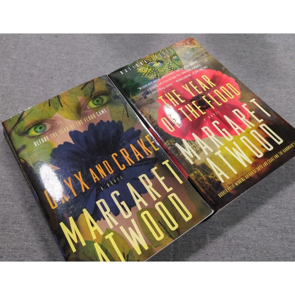 Margaret Atwood ORYX &‎ CRAKE/The Year of  Flood - Maddaddam Trilogy Books 1 & 2